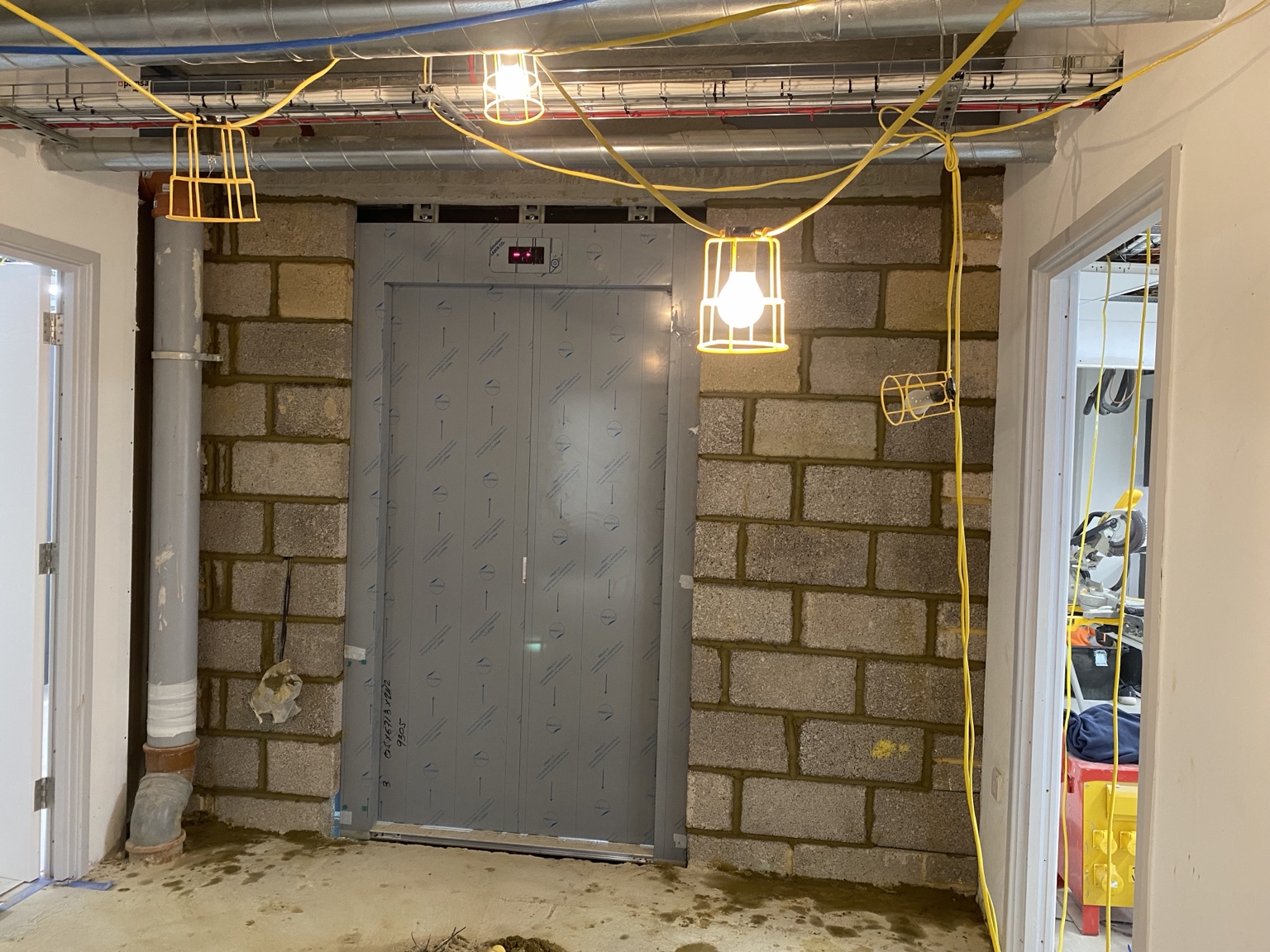 Completed lift installation