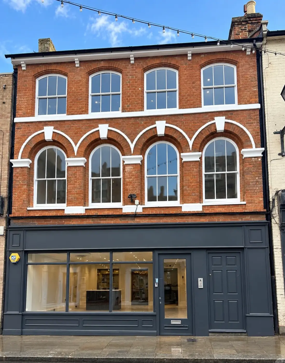 Completed Henley-on-Thames development with two new-build apartments above commercial premises