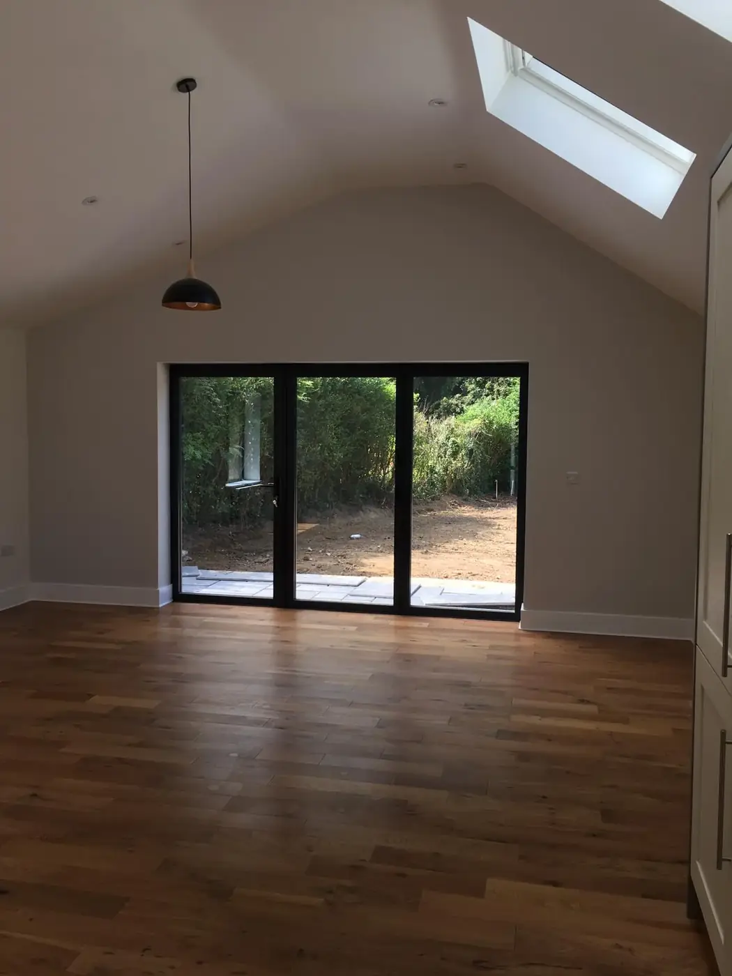 Completed DBM converted living space